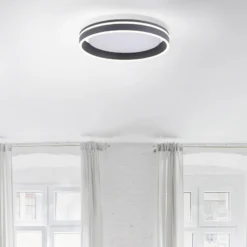 Paul Neuhaus Q-VITO LED-Deckenlampe 40cm anthrazit