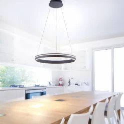 Paul Neuhaus Q-VITO LED-Hängelampe 59cm anthrazit