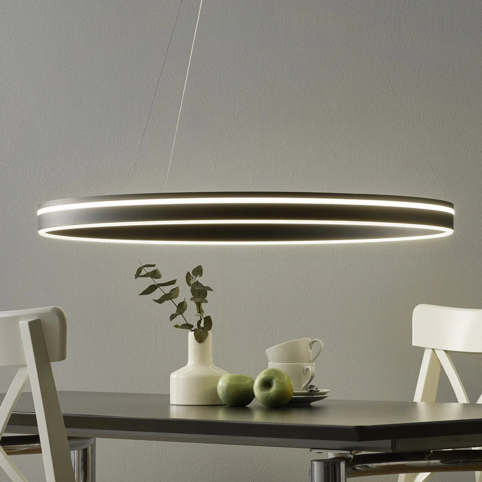 Paul Neuhaus Q-VITO LED-Hängelampe 79 cm anthrazit