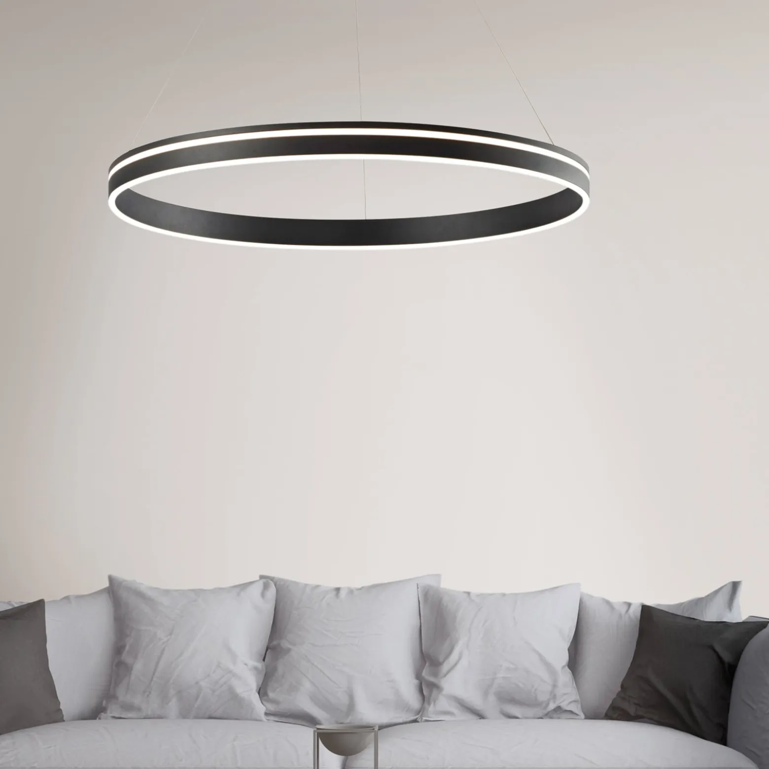 Paul Neuhaus Q-VITO LED-Hängelampe 79 cm anthrazit