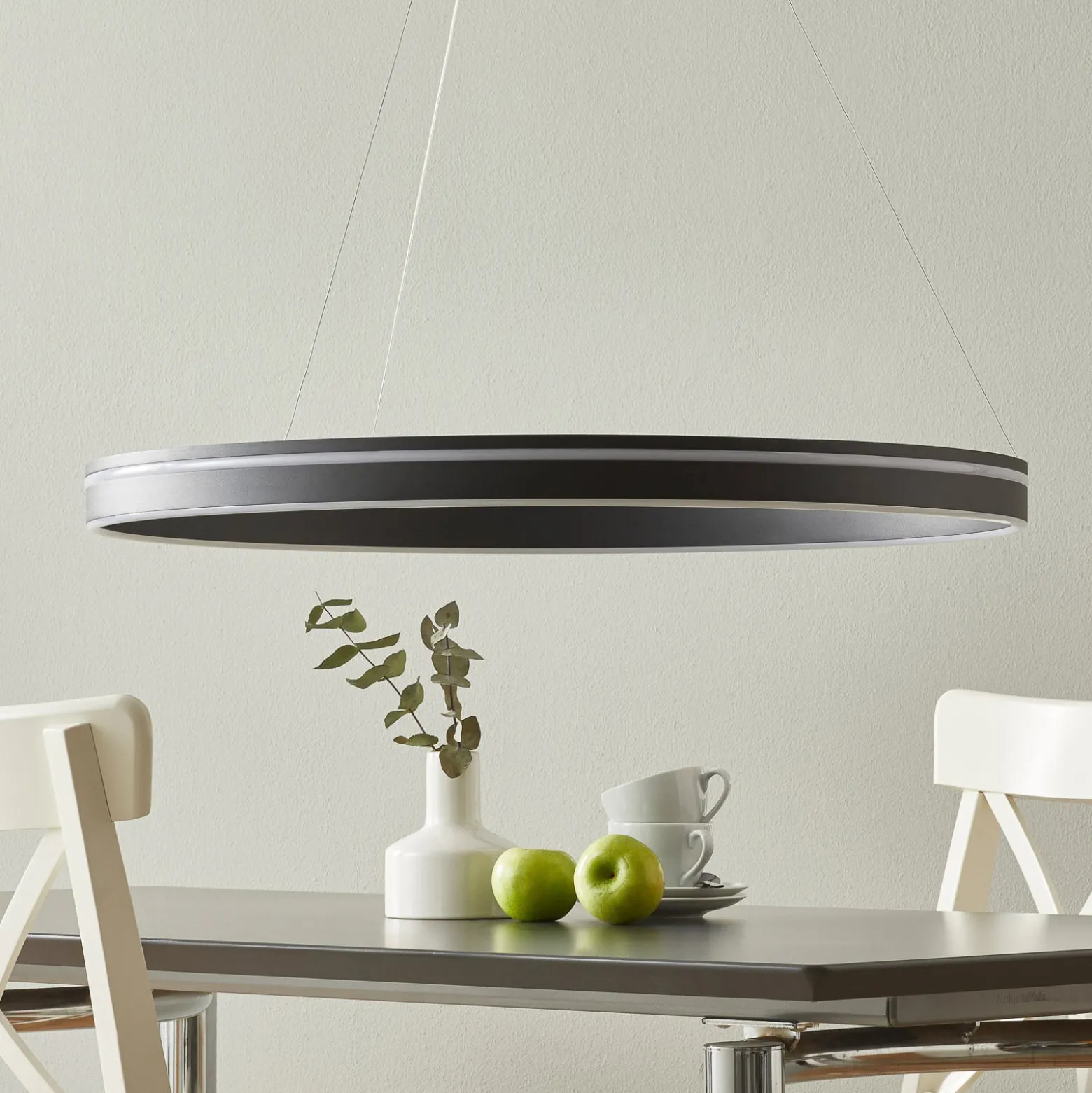 Paul Neuhaus Q-VITO LED-Hängelampe 79 cm anthrazit