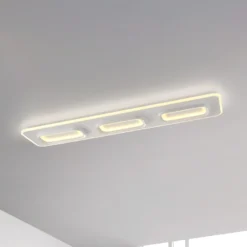 Paul Neuhaus Smart-LED-Deckenlampe Q-Kalina weiß 115 x 30 cm