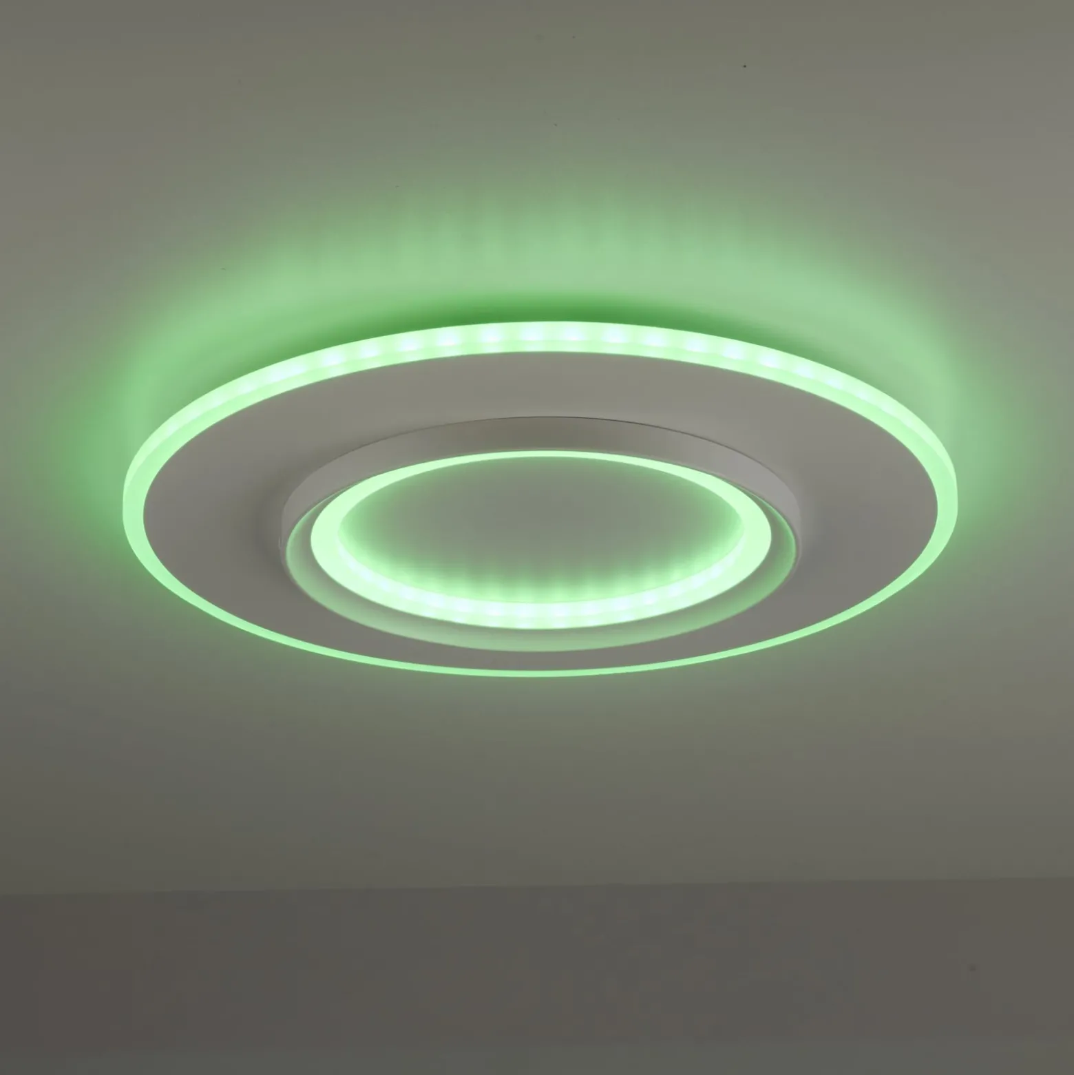 Paul Neuhaus Smart-LED-Deckenleuchte Q-Kalina, weiß, Ø 50 cm