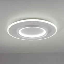 Paul Neuhaus Smart-LED-Deckenleuchte Q-Kalina, weiß, Ø 50 cm