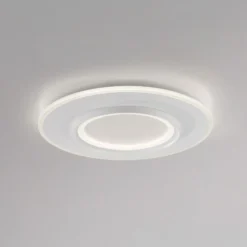 Paul Neuhaus Smart-LED-Deckenleuchte Q-Kalina, weiß, Ø 50 cm