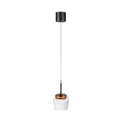 Paul Neuhaus Smart-LED-Hängelampe Q-Kon kupferfarben Ø 21 cm