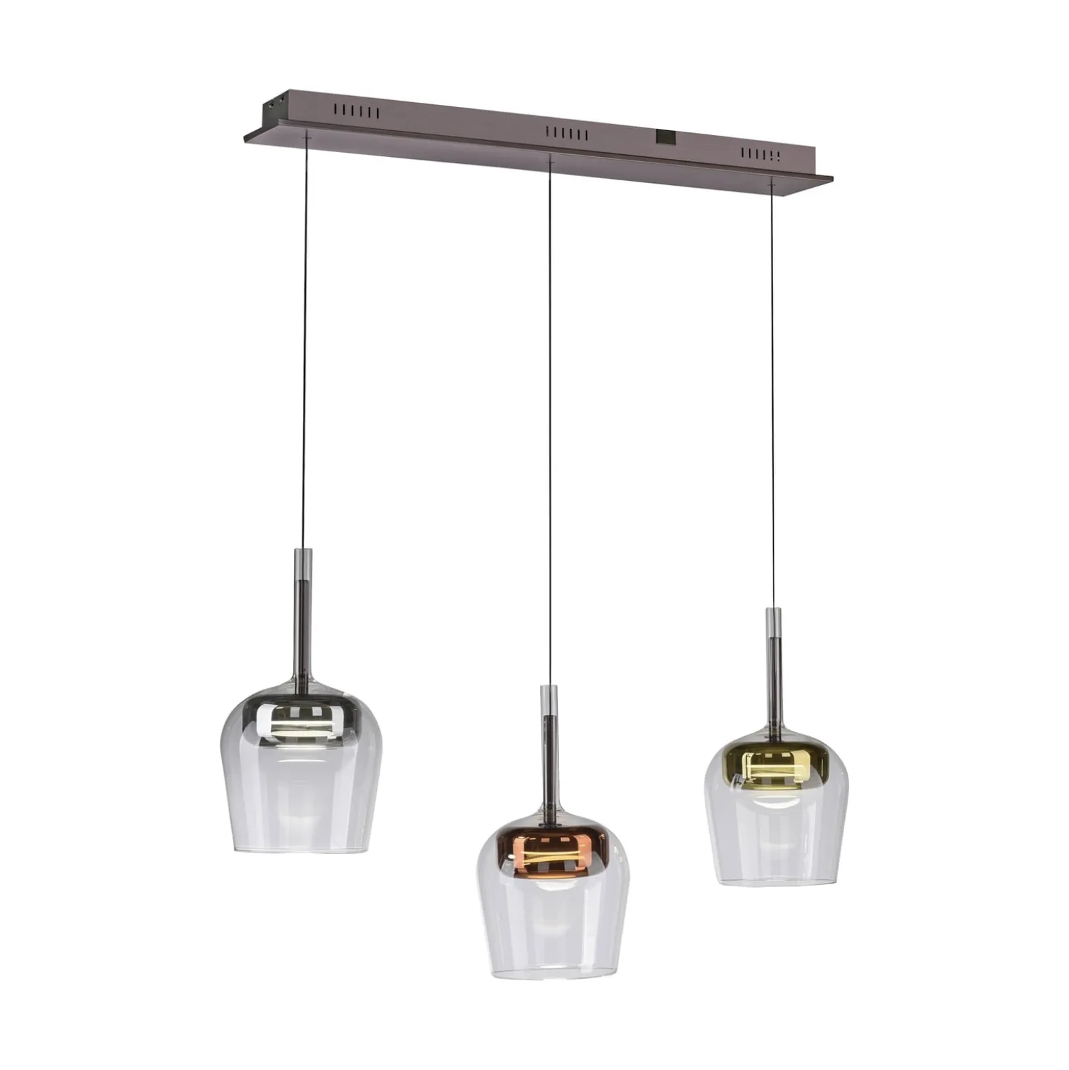 Paul Neuhaus Smart-LED-Hängelampe Q-Kon multicolor 3-flammig