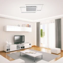 Paul Neuhaus Yuki LED-Deckenlampe, eckige Form