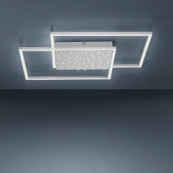 Paul Neuhaus Yuki LED-Deckenlampe, eckige Form