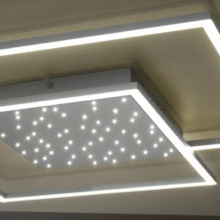 Paul Neuhaus Yuki LED-Deckenlampe, eckige Form