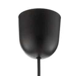 Pendellampe Agat schwarz, einflammig
