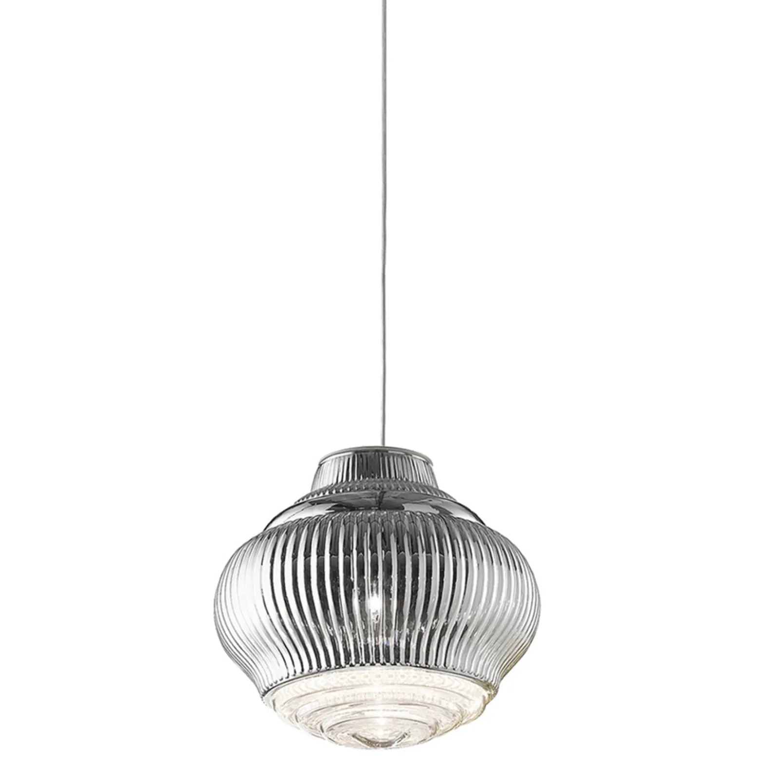 Pendellampe Bonnie 130 cm silber metallic