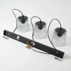 Pendellampe Lucea dreiflammig smoke