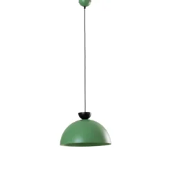 Pendellampe Lunaro, grün, Ø 40 cm, Metall