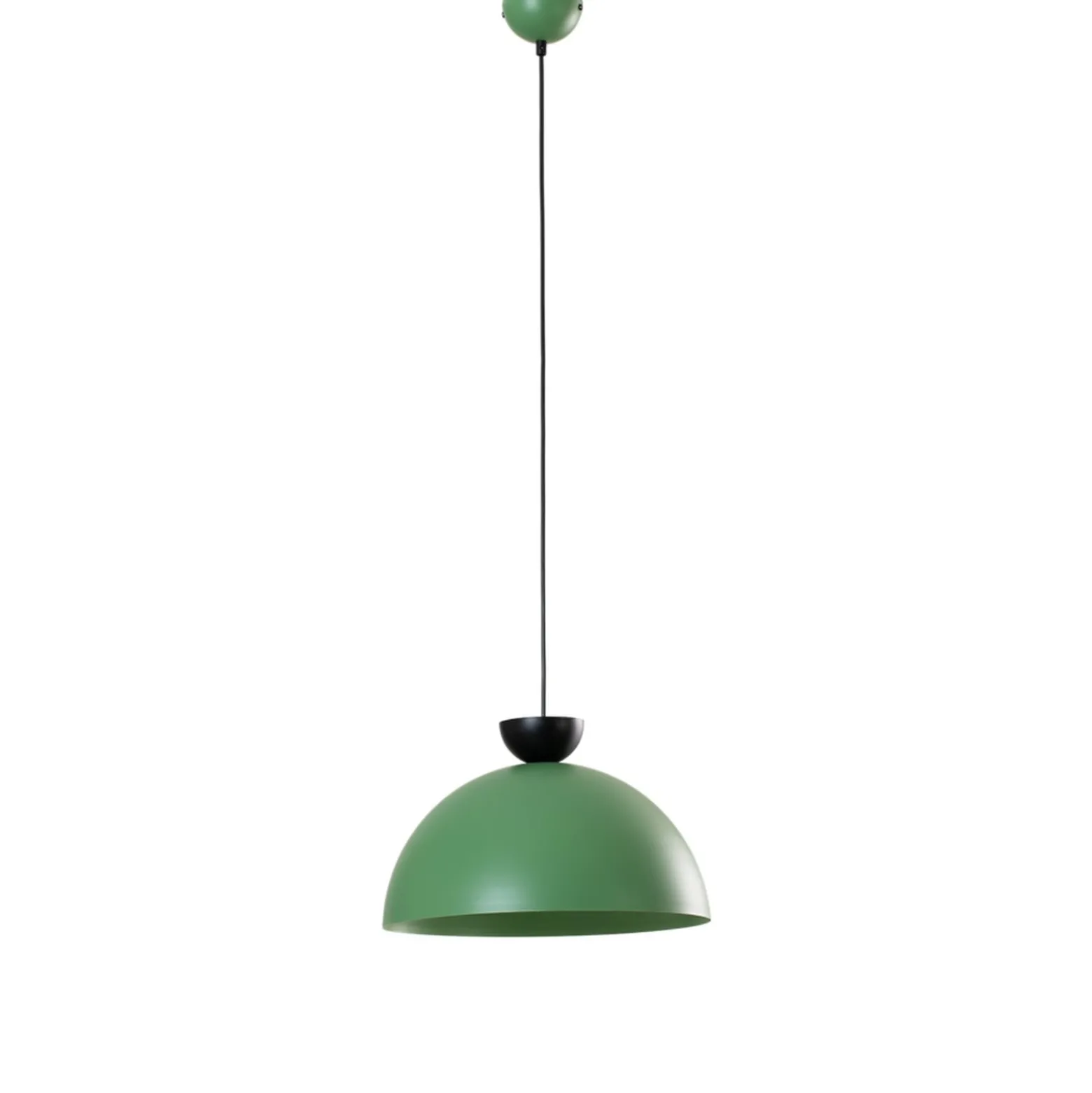 Pendellampe Lunaro, grün, Ø 40 cm, Metall