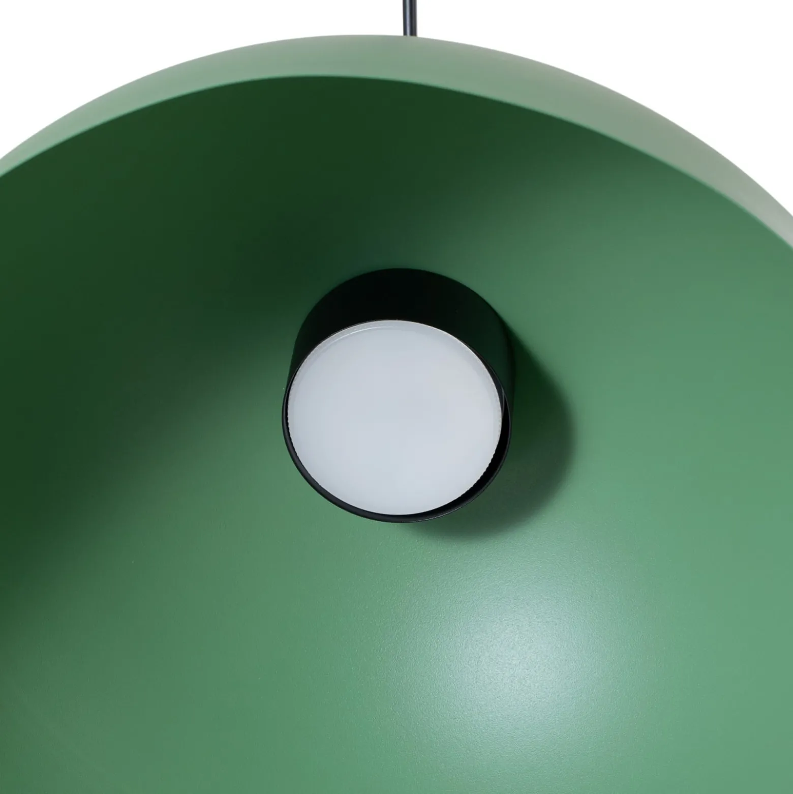 Pendellampe Lunaro, grün, Ø 40 cm, Metall