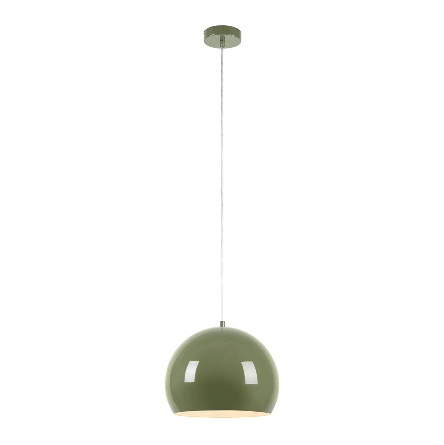 Pendellampe Pop, Ø 28 cm, grün, Metall