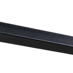 Pendellampe Seco, Länge 90 cm, schwarz, Metall/Holz, 4-flg.