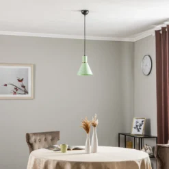 Pendelleuchte AV-4106-M22-GREEN in zartem Grün