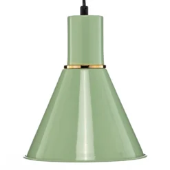 Pendelleuchte AV-4106-M22-GREEN in zartem Grün