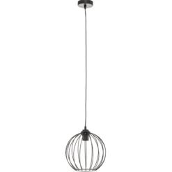 Pendelleuchte Cumera mit Käfigschirm, Ø 24cm