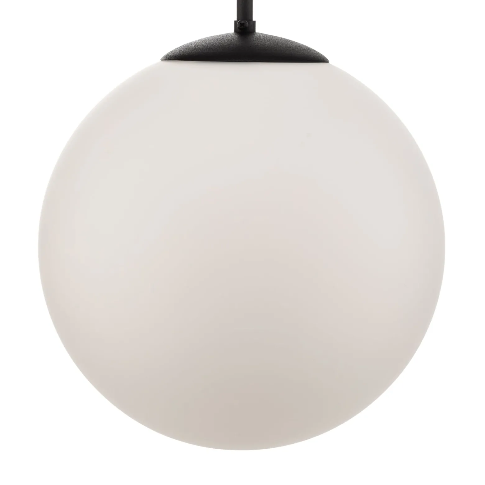 Pendelleuchte Dione, einflammig, weiß/schwarz 30cm