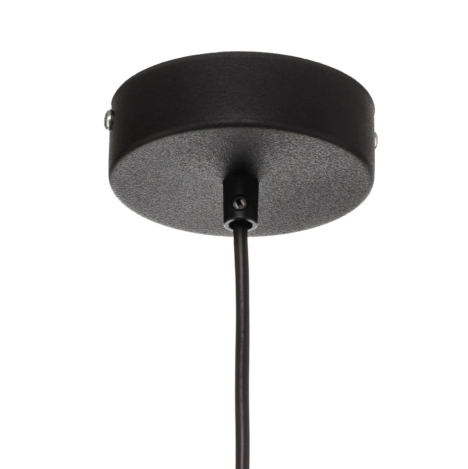 Pendelleuchte Dione, einflammig, weiß/schwarz 30cm