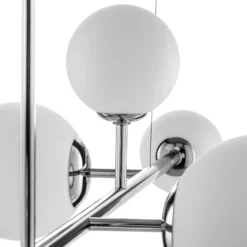 Pendelleuchte Dione, sechsflammig, chrom