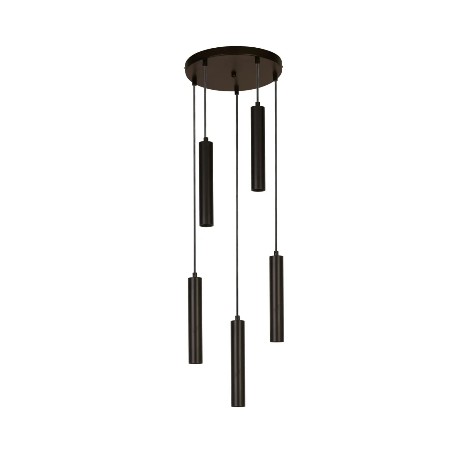 Pendelleuchte Elegance 5-flammig, schwarz