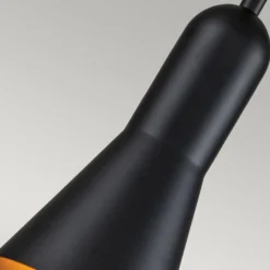 Pendelleuchte Etoile 1fl Ø 13,3 cm schwarz matt