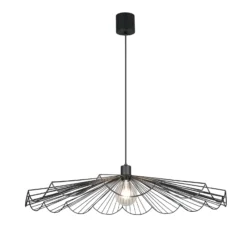 Pendelleuchte Margarita, Ø 80 cm, schwarz, E27, Metall