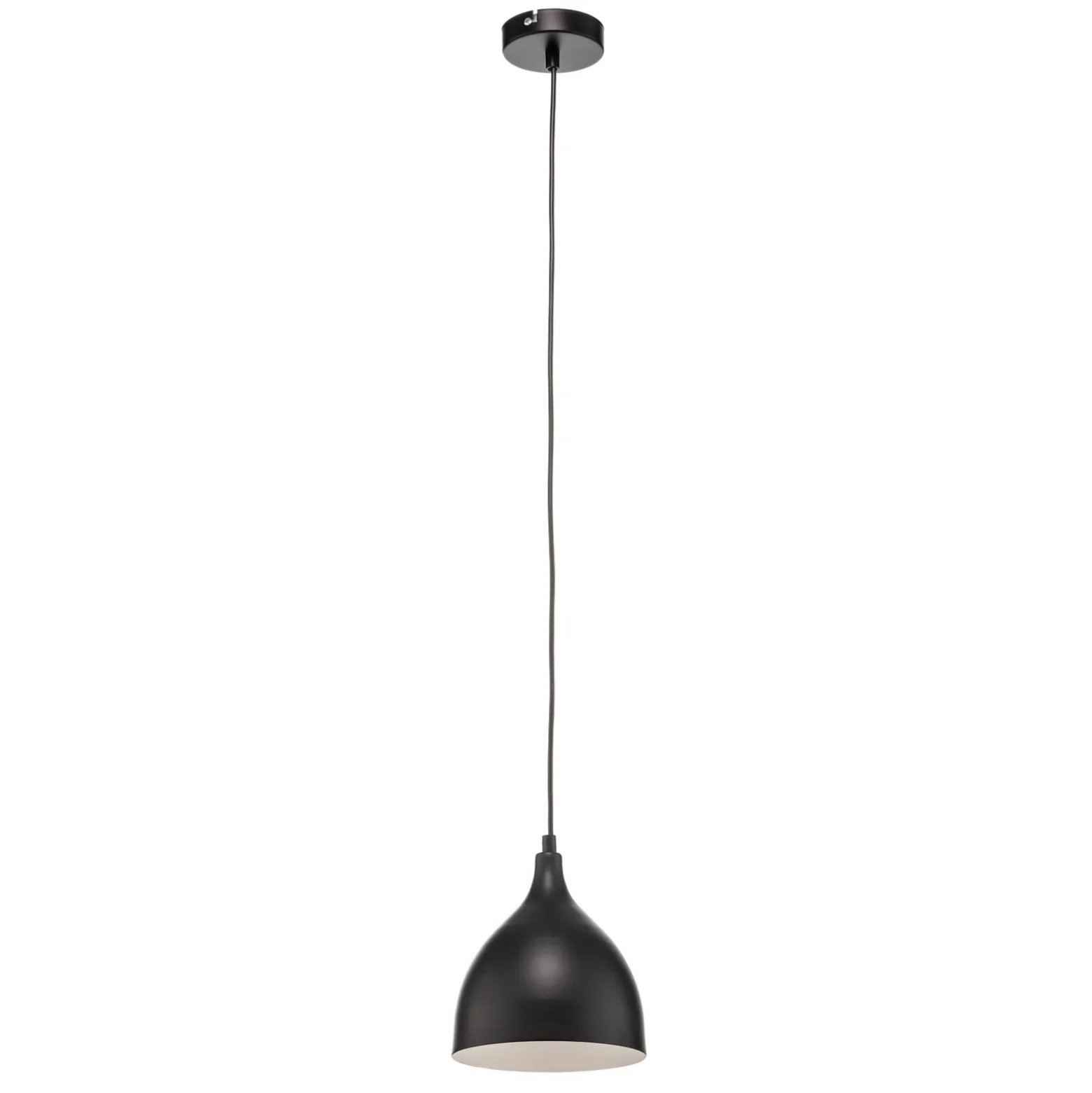 Pendelleuchte Nanu aus Metall schwarz einflammig