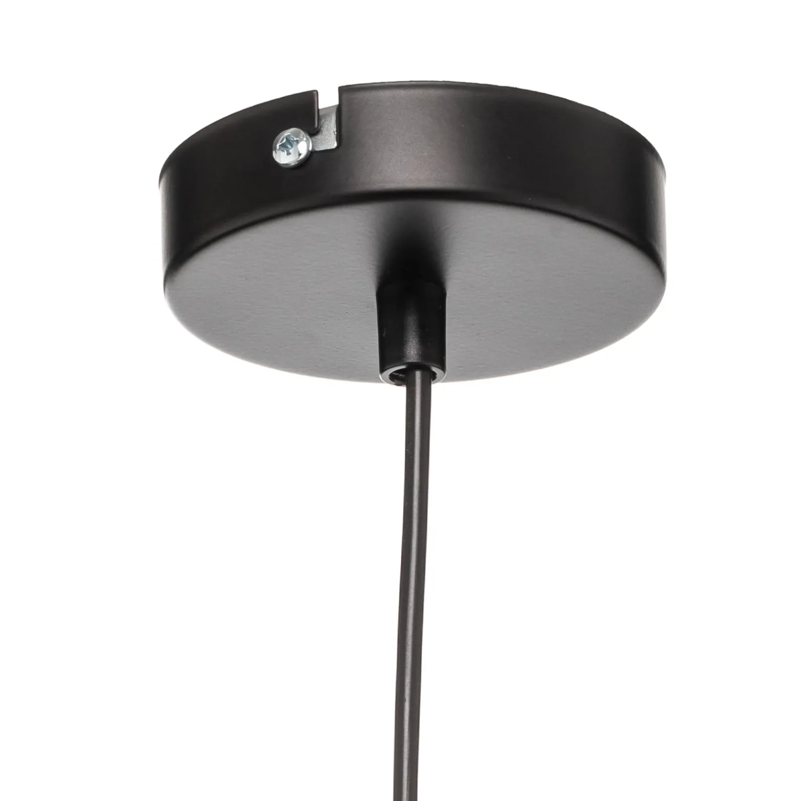 Pendelleuchte Nanu aus Metall schwarz einflammig