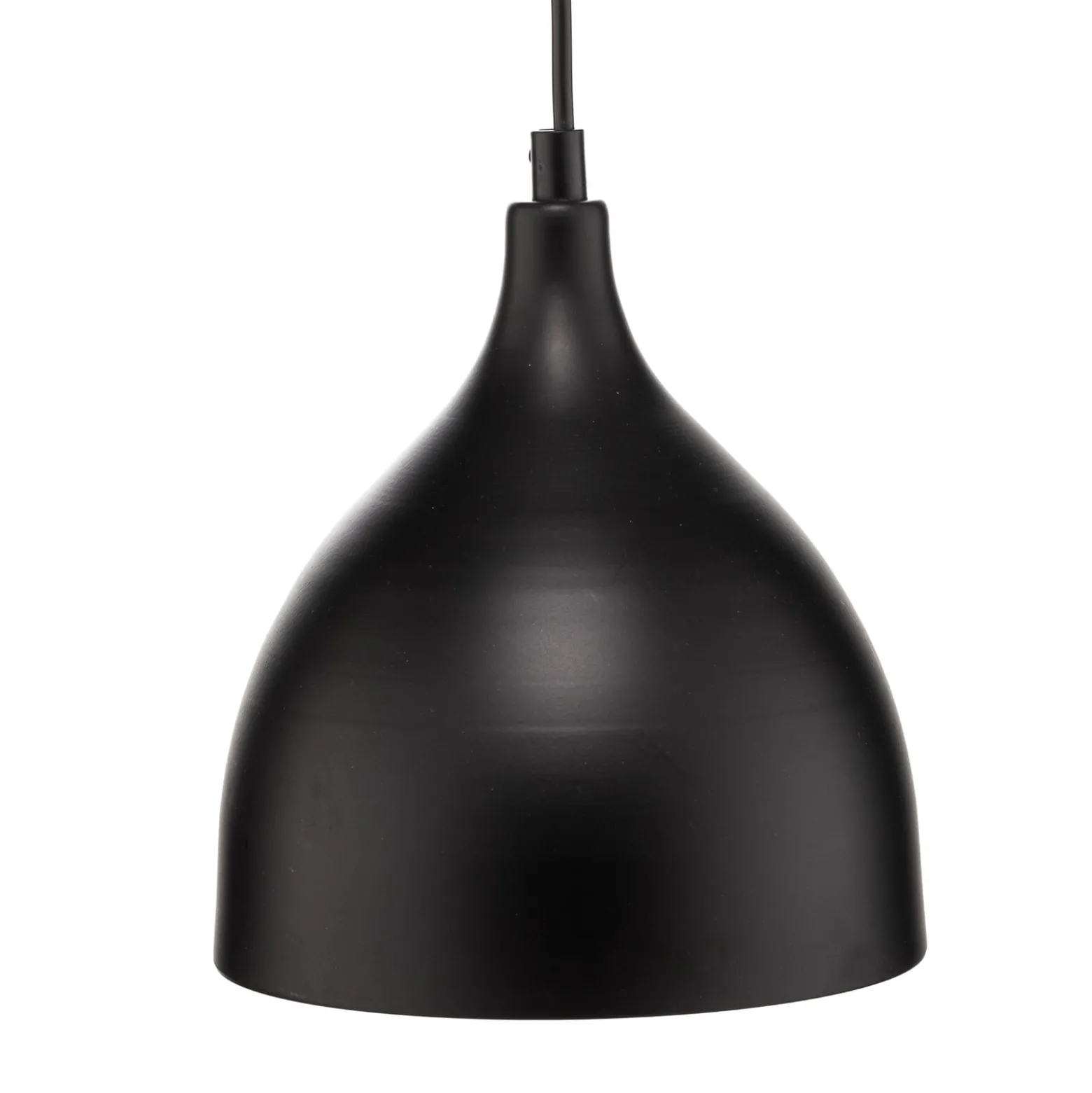 Pendelleuchte Nanu aus Metall schwarz einflammig