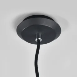 Pendelleuchte Retro, schwarz