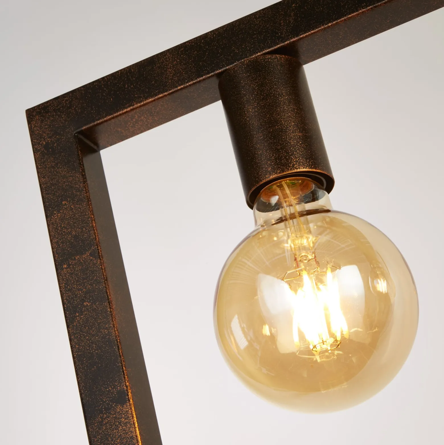 Pendelleuchte Rustic 5-flammig, rostbraun