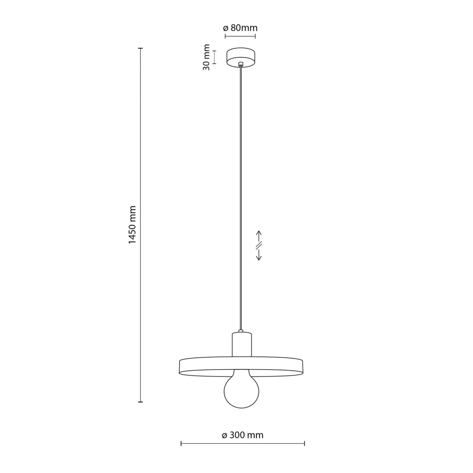 Pendelleuchte Sila, grün, Metall, Ø 30 cm, E27