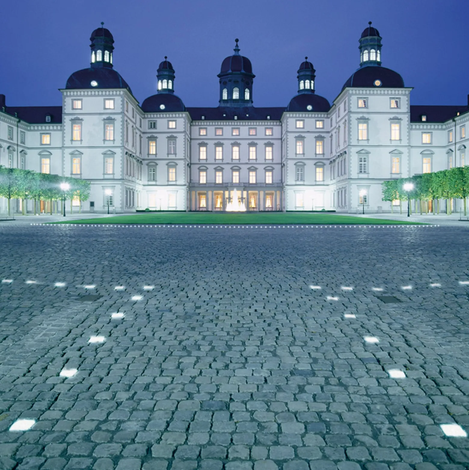 Pflasterstein Light Stone Beton mit LED 6 cm