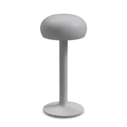 PLEASE WAIT to be SEATED Akku-Tischlampe Emendo, grau, IP44