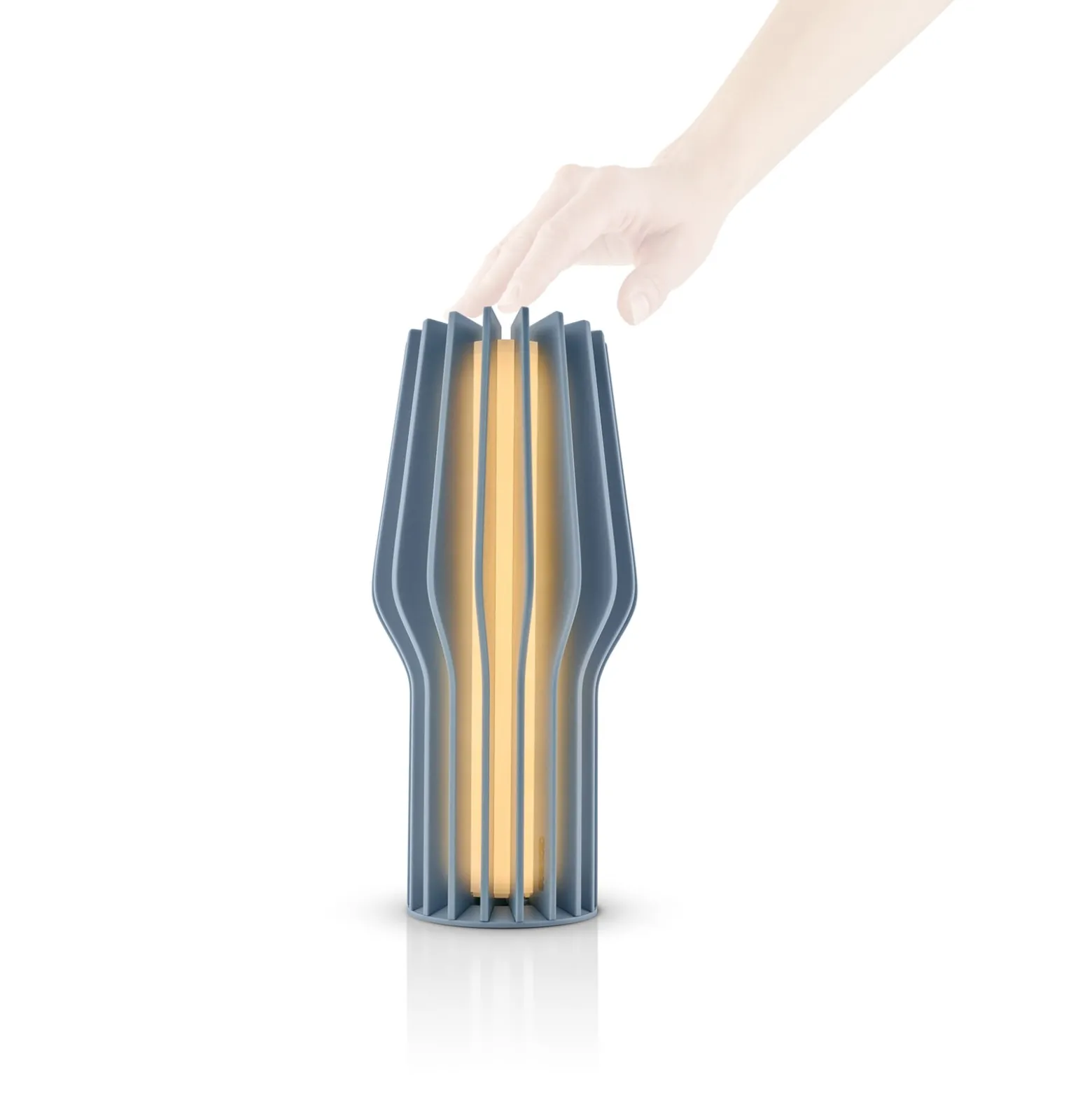 PLEASE WAIT to be SEATED Akku-Tischlampe RADIANT, blau, IP44