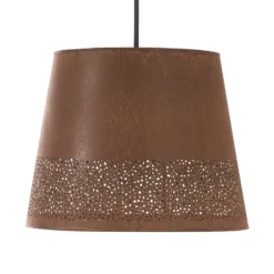 PR Home Hängelampe Corta, rostfarben, Stecker, Ø 38 cm, E27