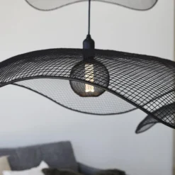 PR Home Hängeleuchte Vivi, Ø 79 cm, schwarz, Metall