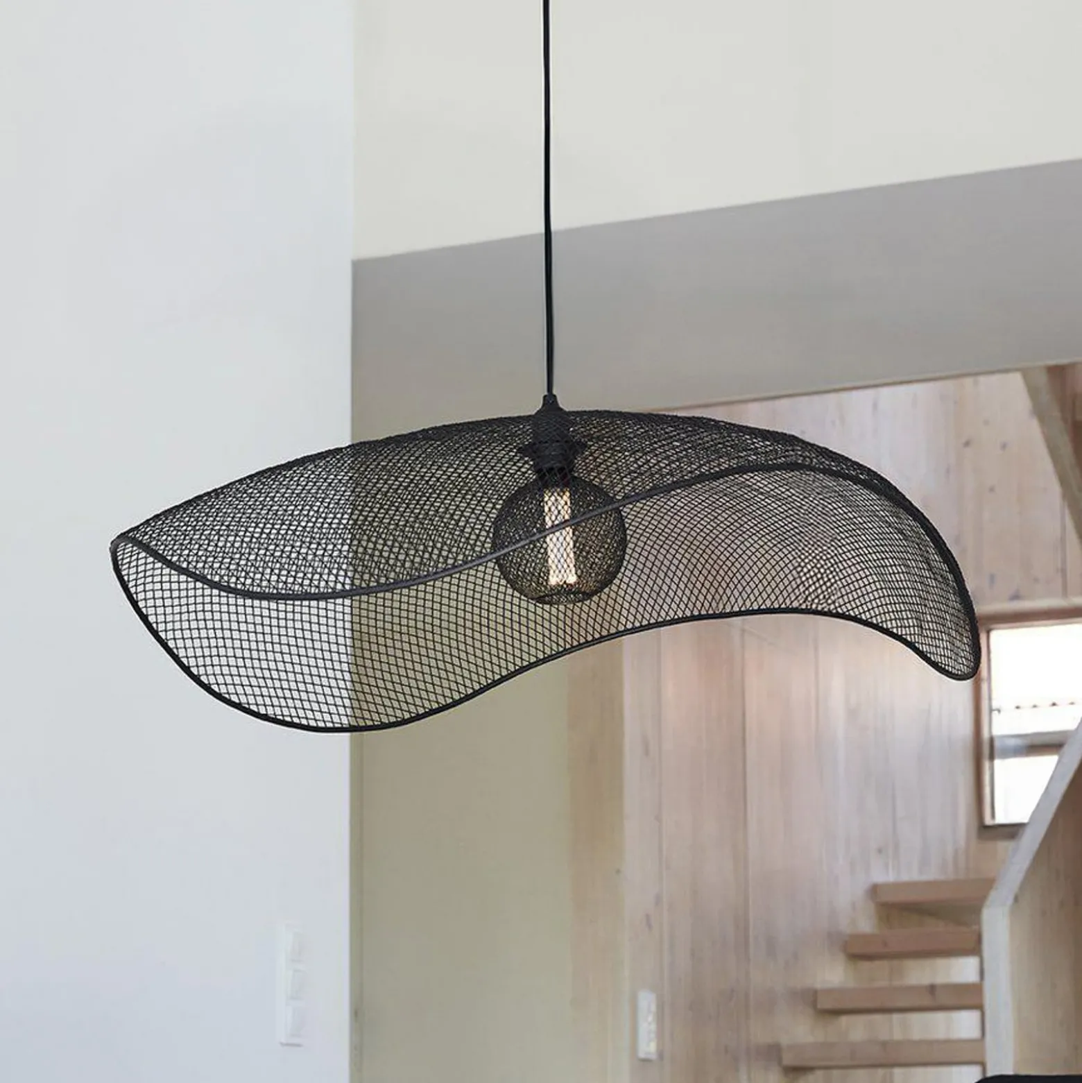 PR Home Hängeleuchte Vivi, Ø 79 cm, schwarz, Metall