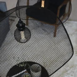 PR Home Hängeleuchte Vivi, Ø 79 cm, schwarz, Metall