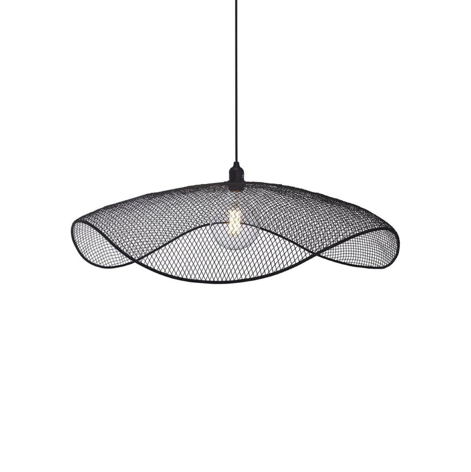 PR Home Hängeleuchte Vivi, Ø 79 cm, schwarz, Metall