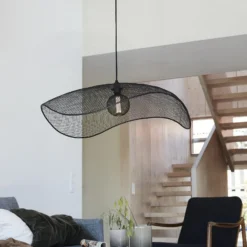 PR Home Hängeleuchte Vivi, Ø 79 cm, schwarz, Metall