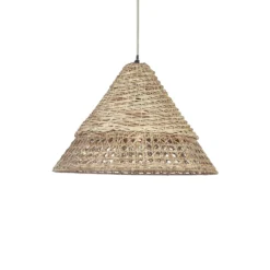 PR Home Pune Pendellampe mit Rattanschirm