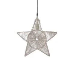 PR Home Regina Dekostern Metall mit Garn beige