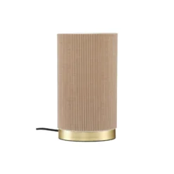 PR Home Tischleuchte Dora, beige, Höhe 25 cm