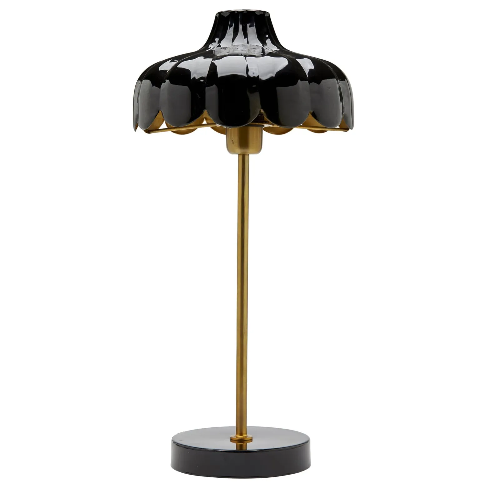 PR Home Wells Tischlampe schwarz/gold
